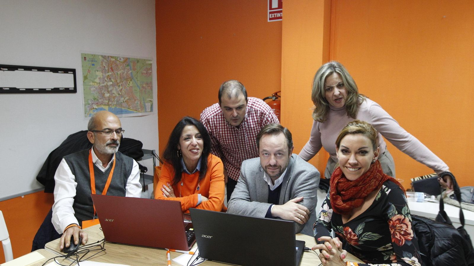 Marta Bosquet en la noche electoral de 2018. En esta ocasión se presenta por Sevilla