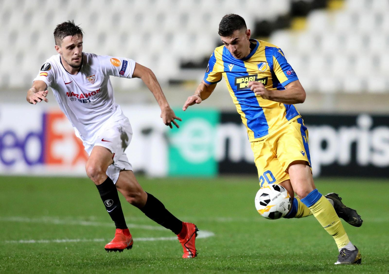 Las imágenes del APOEL-Sevilla