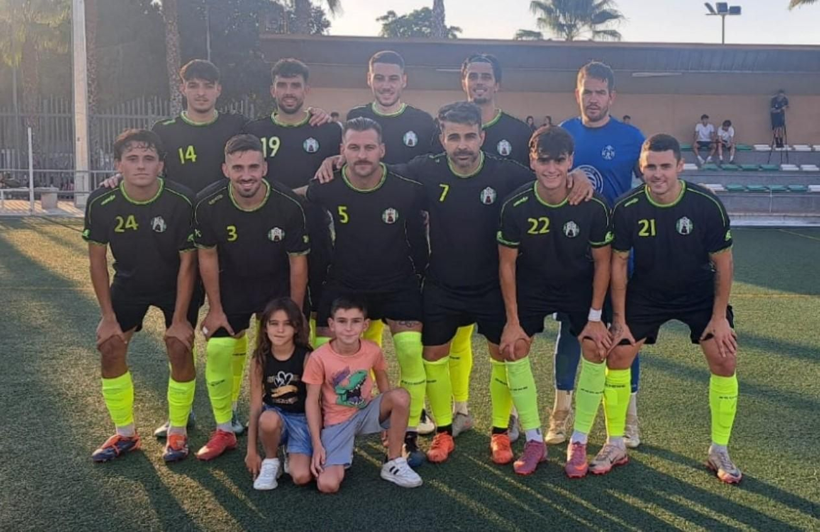 Alineación del Atlético Mancha Real en pretemporada.