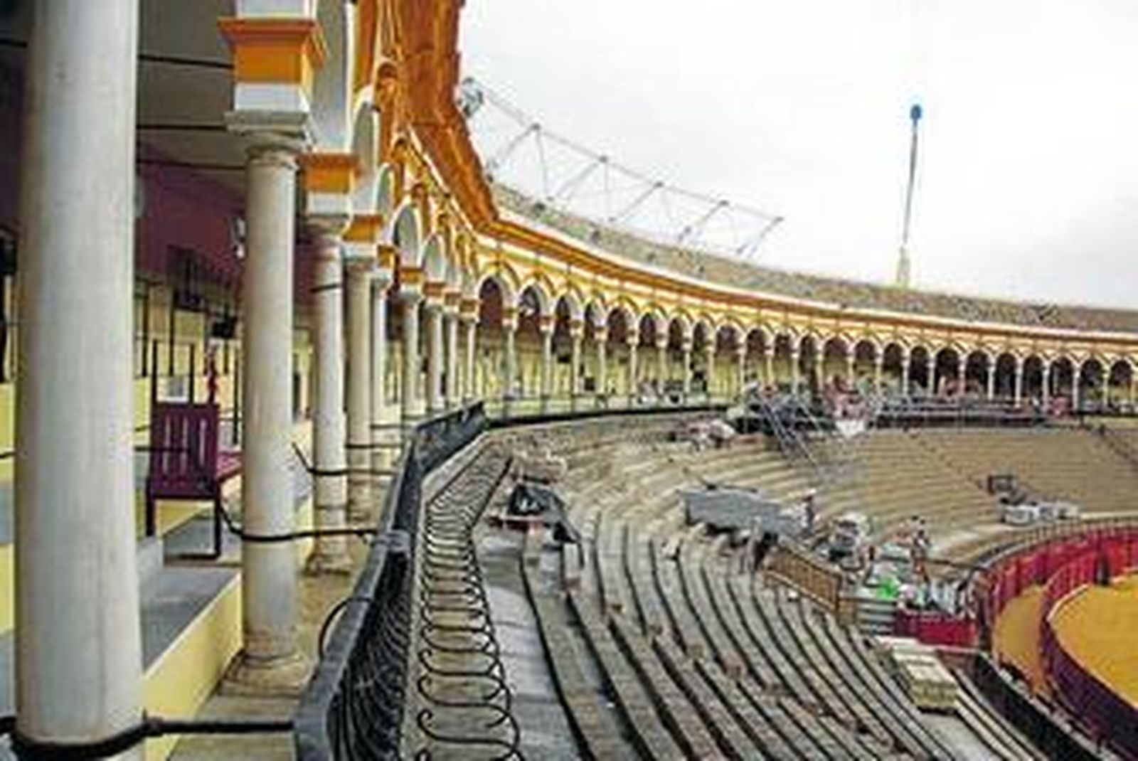 La plaza de toros de Sevilla acometerá obras en los tendidos 2, 4, 6 y 8.