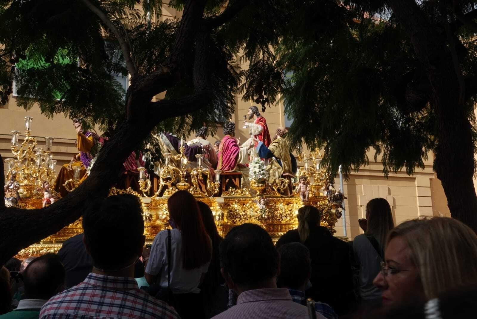 Las fotos de la Sagrada Cena en la procesión Magna de Málaga