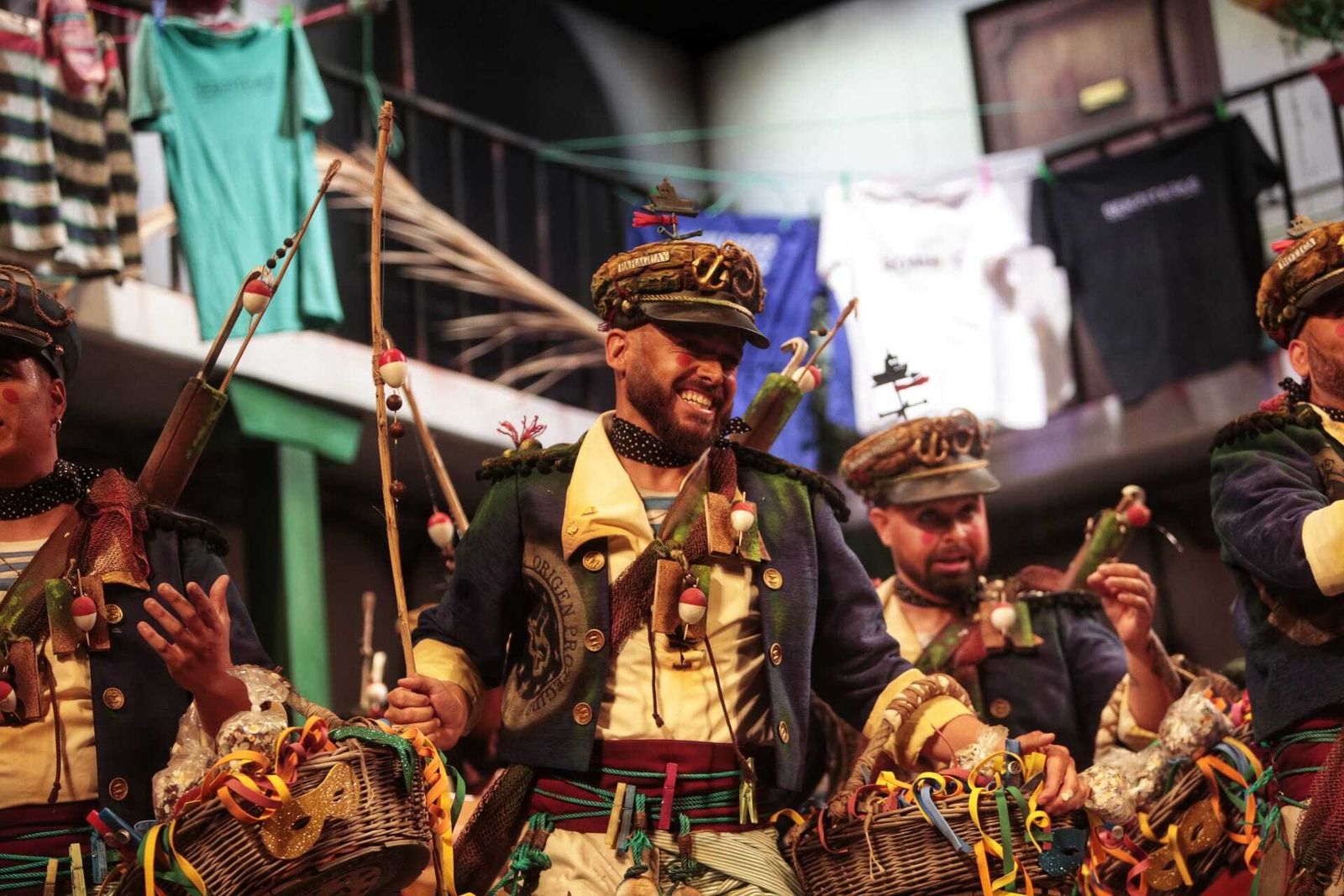 Chiqui McGregor, durante la actuación de 'Los originales'.