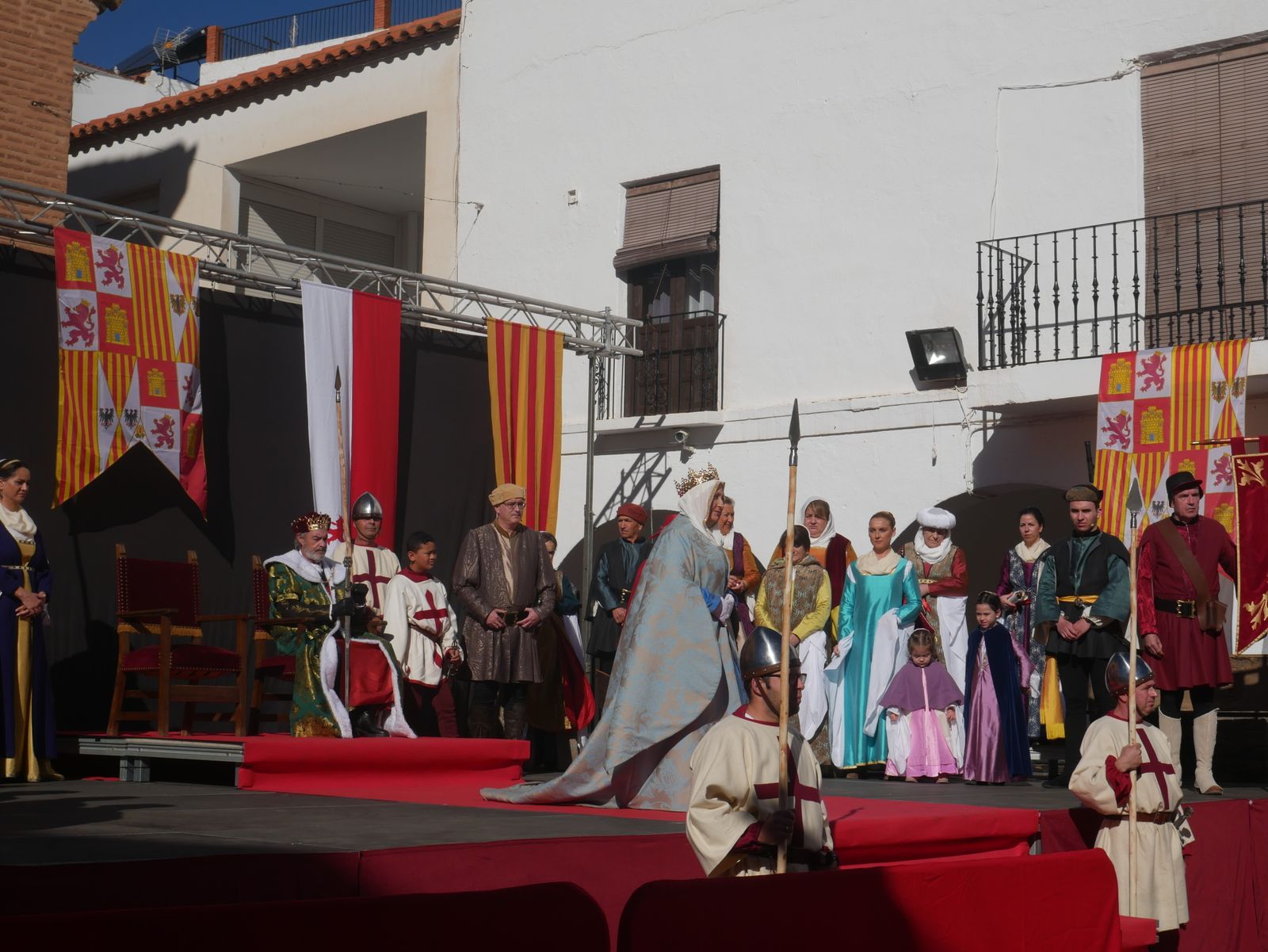 Imágenes de la "visita de los Reyes Católicos" a Fiñana