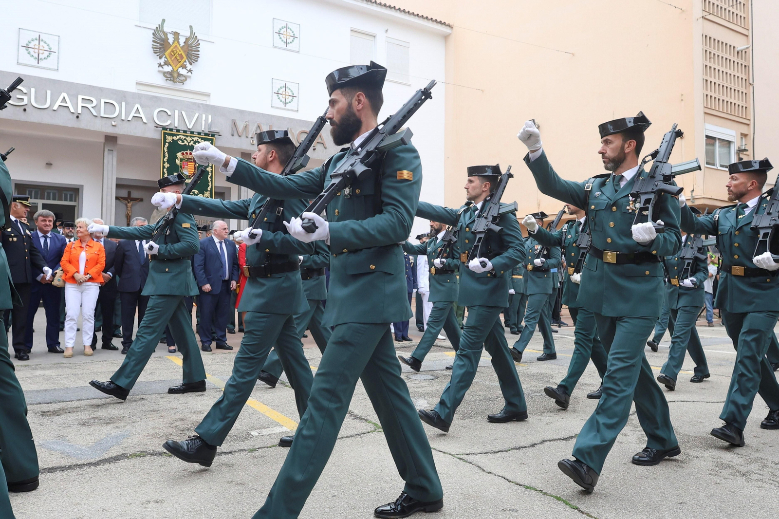 La Guardia Civil de Málaga homenajea a los agentes retirados en su 179 aniversario