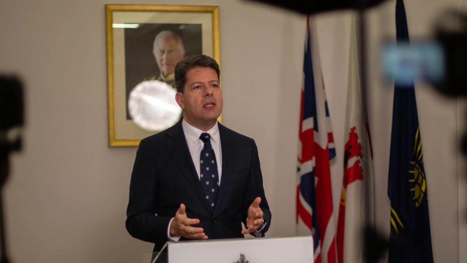 Fabian Picardo, ministro principal de Gibraltar.