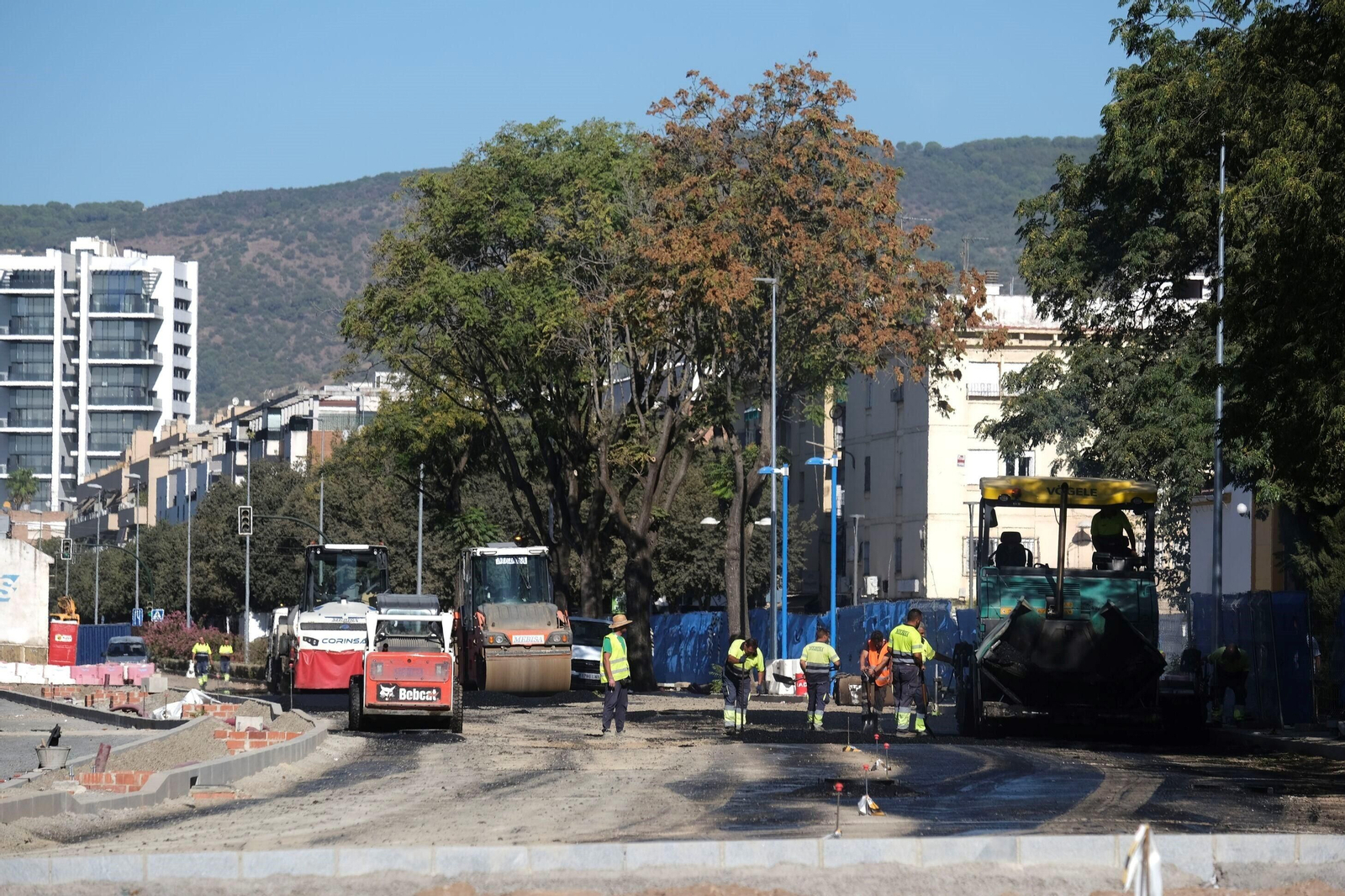 Las obras de la avenida de Trassierra, en imágenes