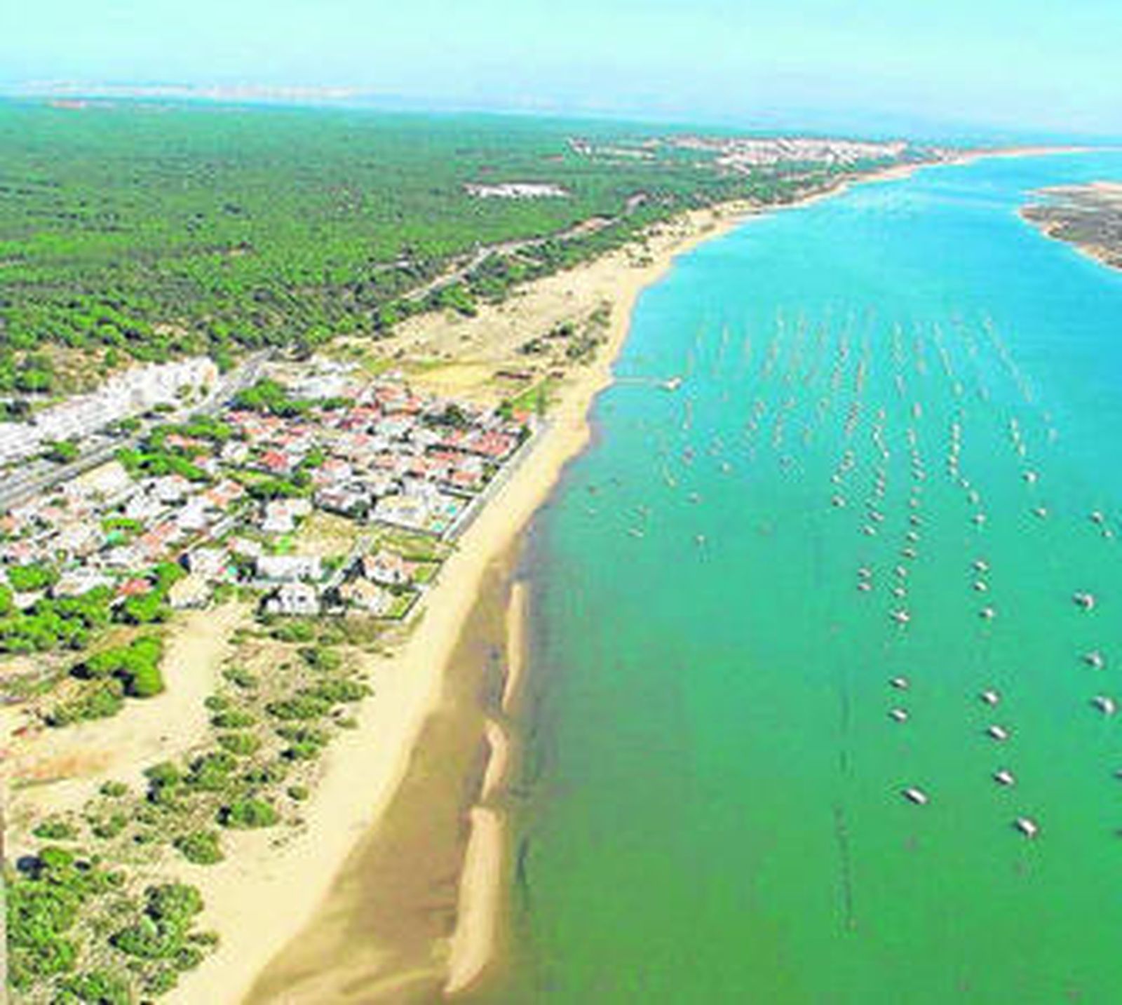 Zona litoral de El Rompido y El Portil.