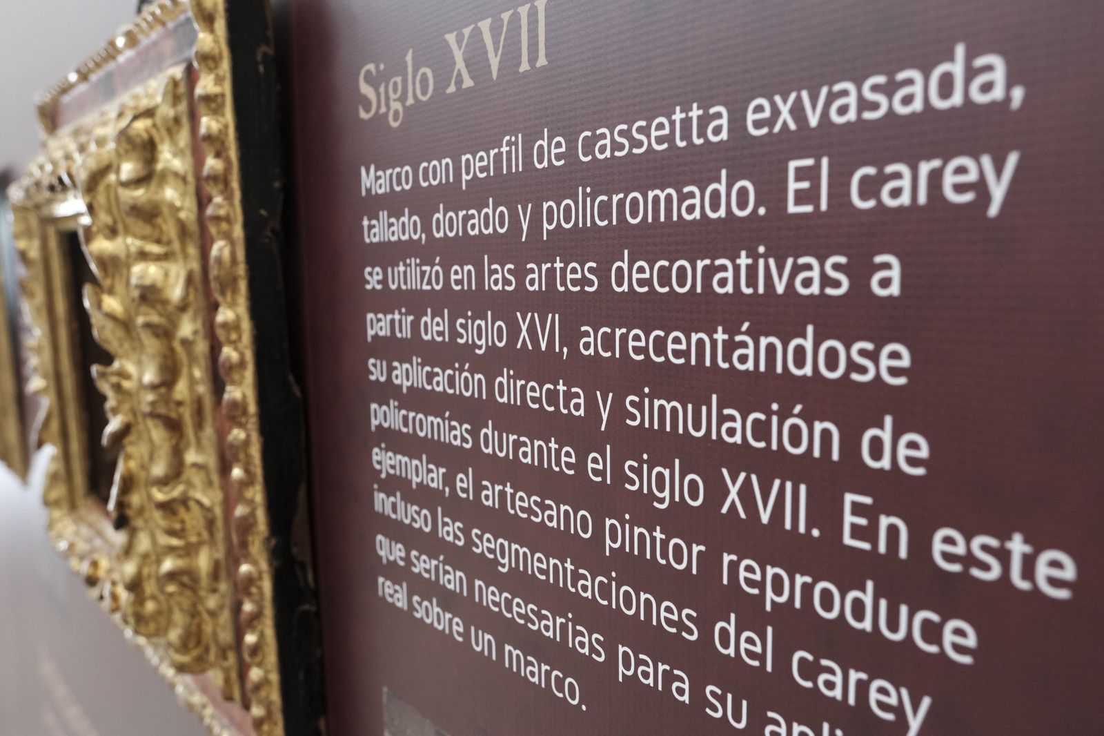 Fotogalería inauguración exposición El Marco Barroco Español. Museo de Almería.