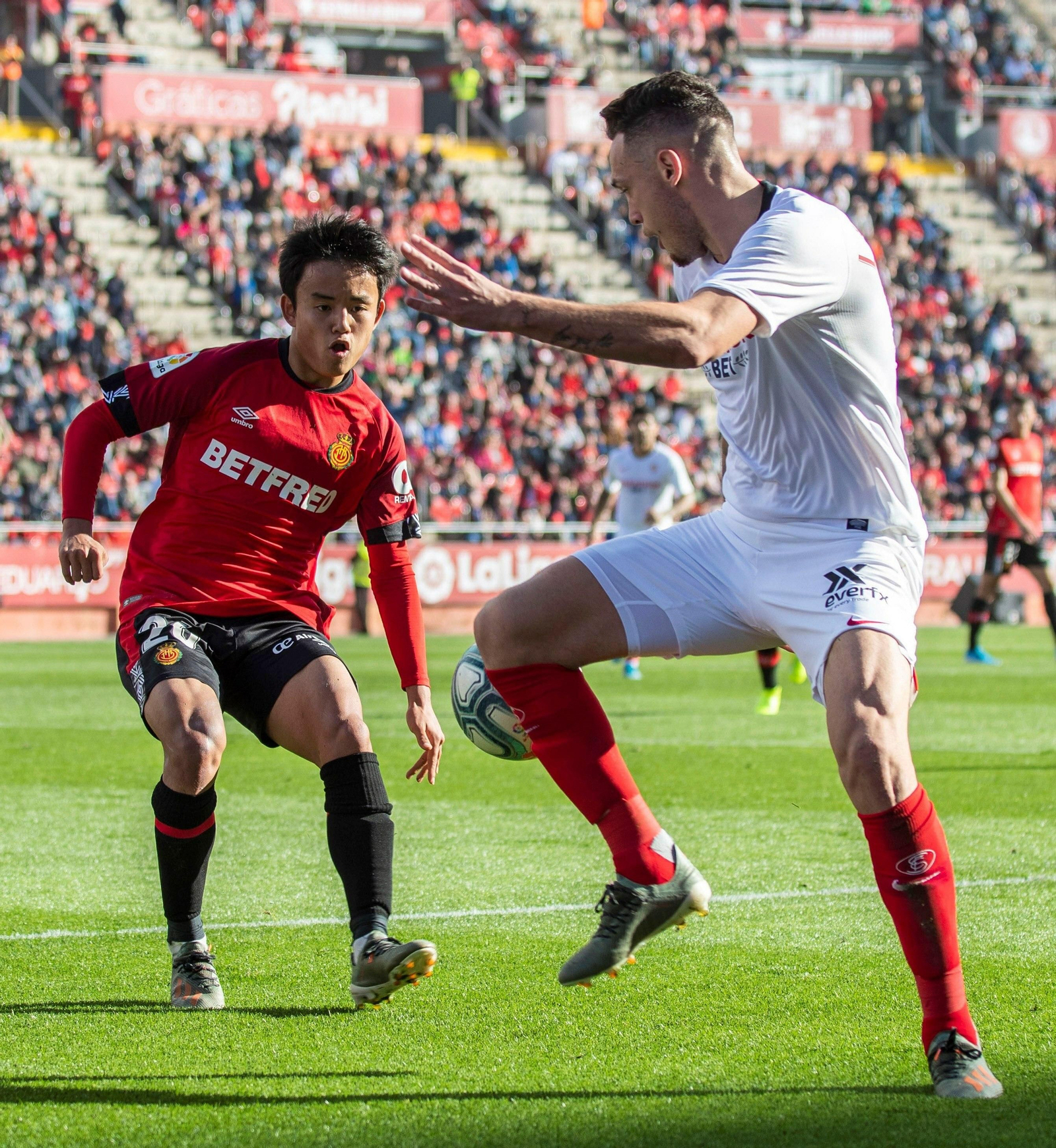 Las imágenes del Mallorca-Sevilla FC