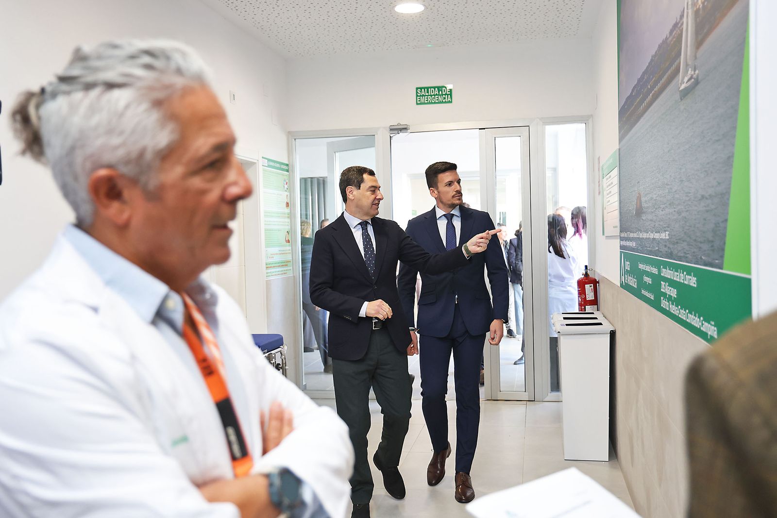 Las fotografías de la inauguración del consultorio de salud de Corrales.