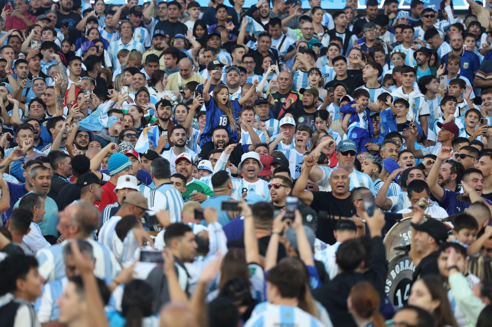 Las fotos del Argentina - Brasil