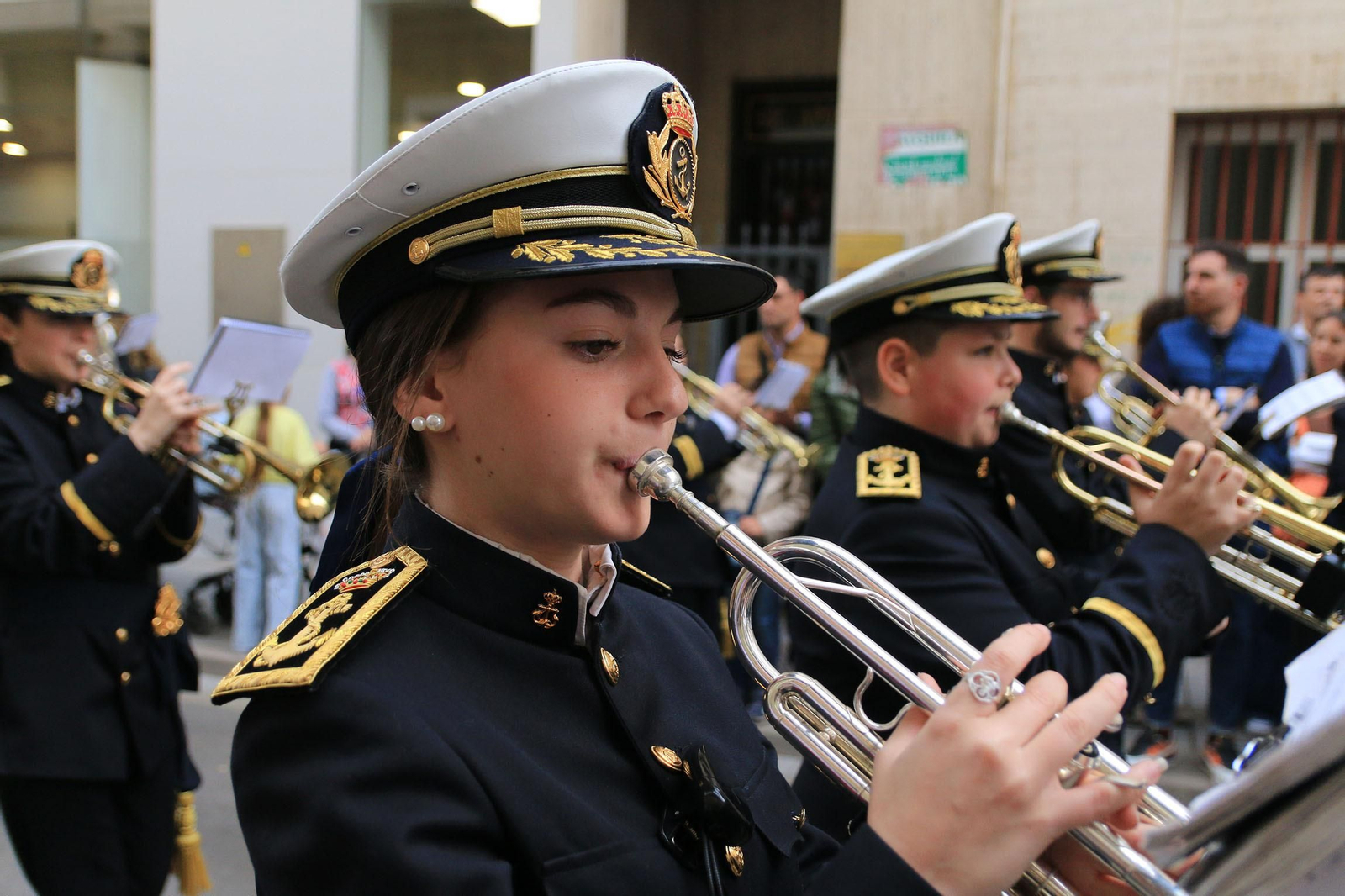 La procesión de Las Angustias, en imágenes