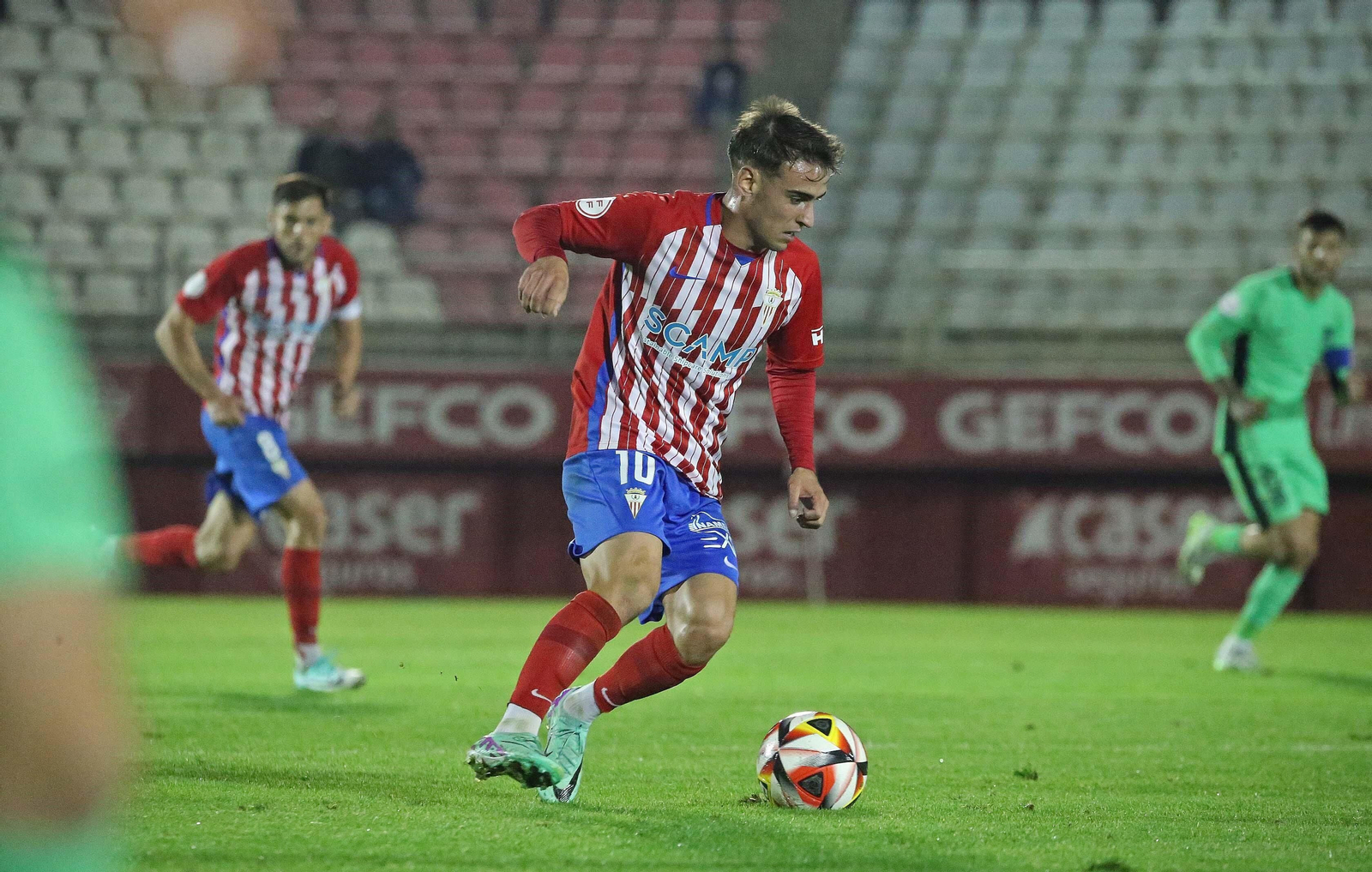 Diego Esteban, en el Algeciras - Atlético de Madrid B.