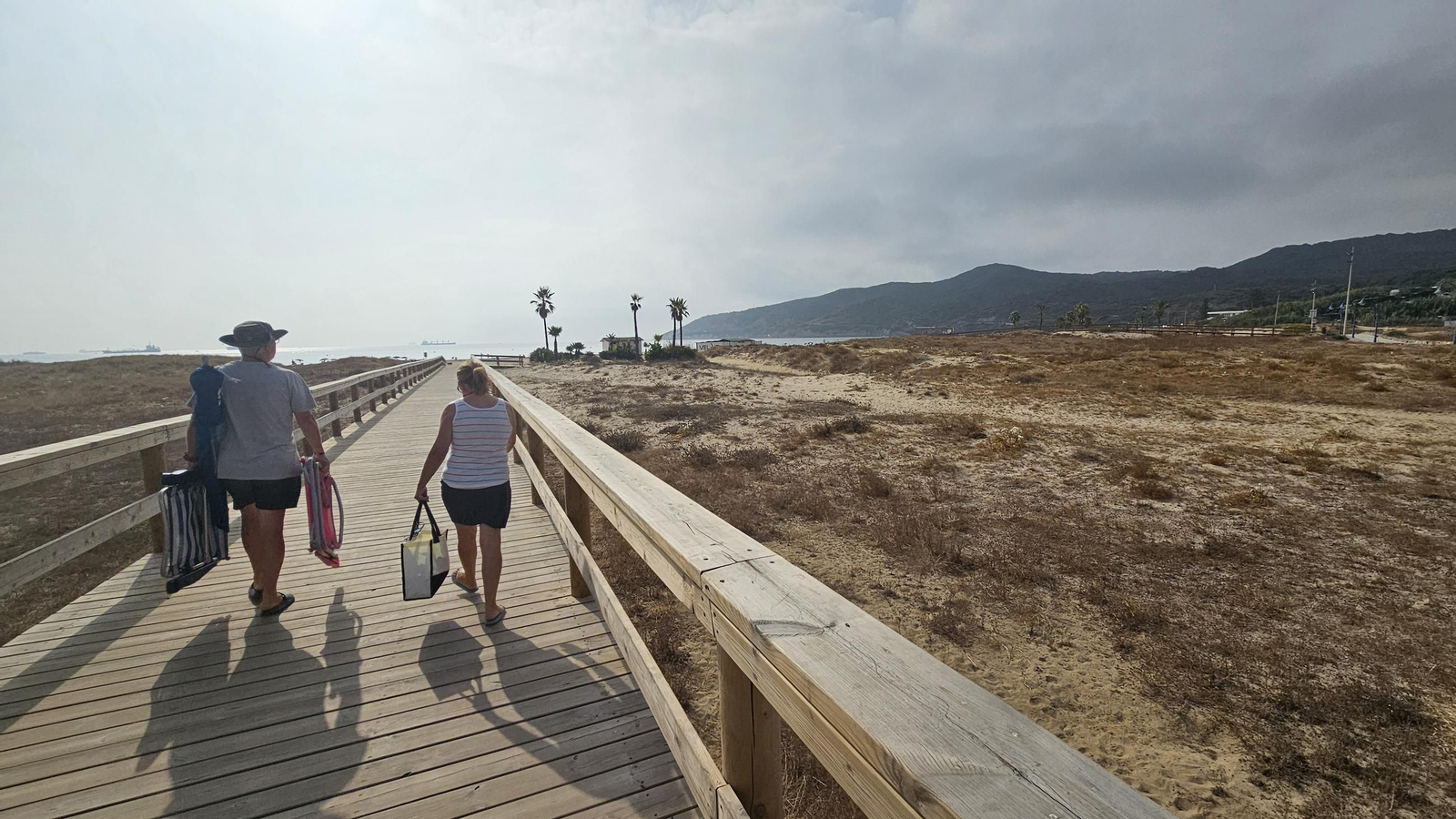 Fotos de un sábado en la playa de Getares de Algeciras