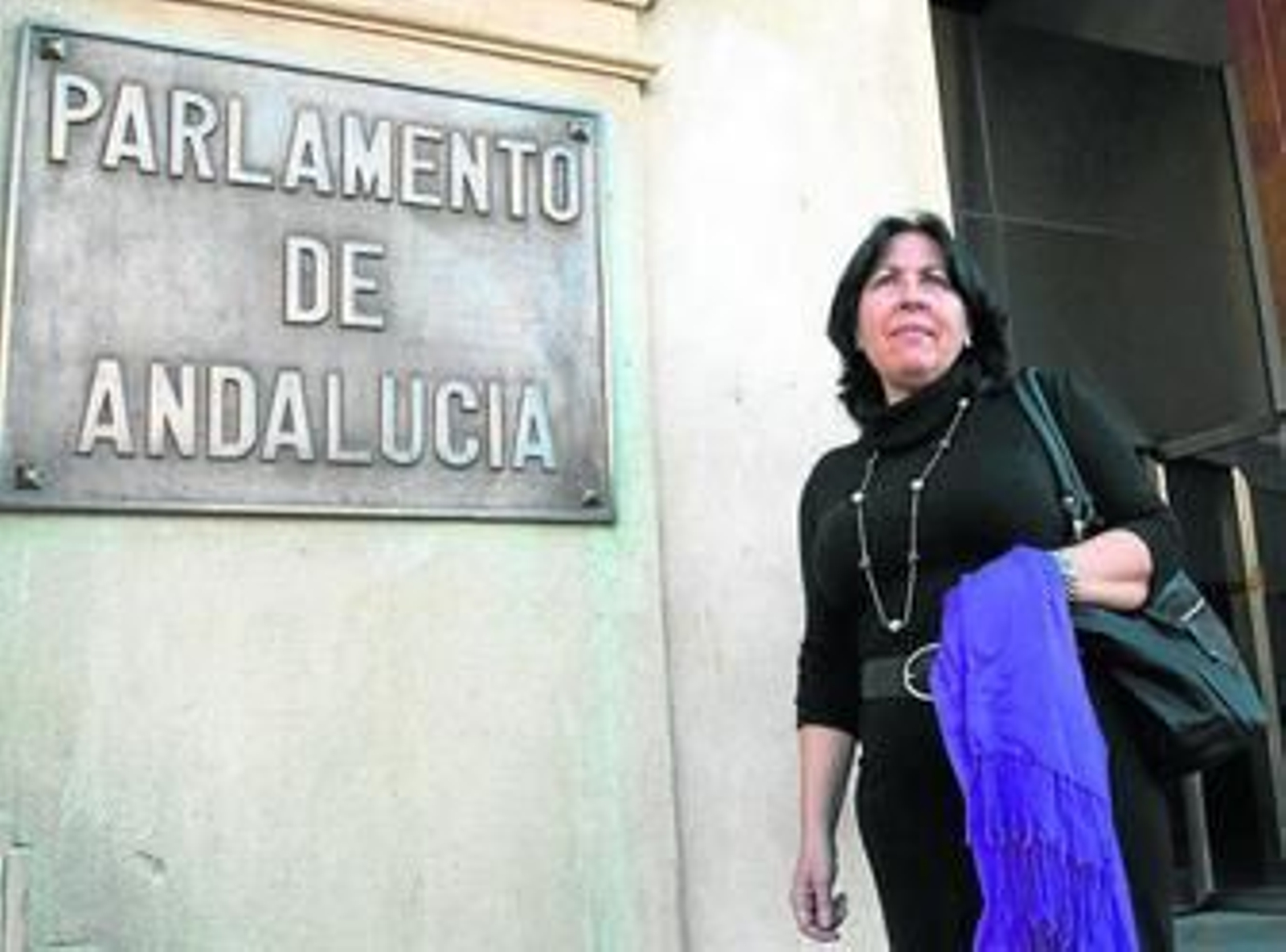 Isabel Agüera, primera denunciante en Málaga, presentó su caso en el Parlamento andaluz en marzo de 2011.