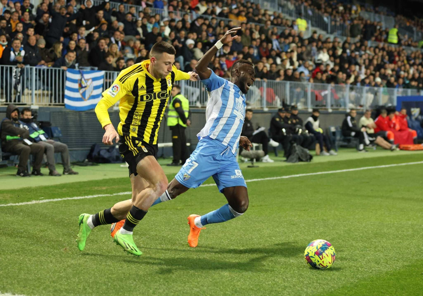 El Málaga CF - Real Oviedo, en fotos