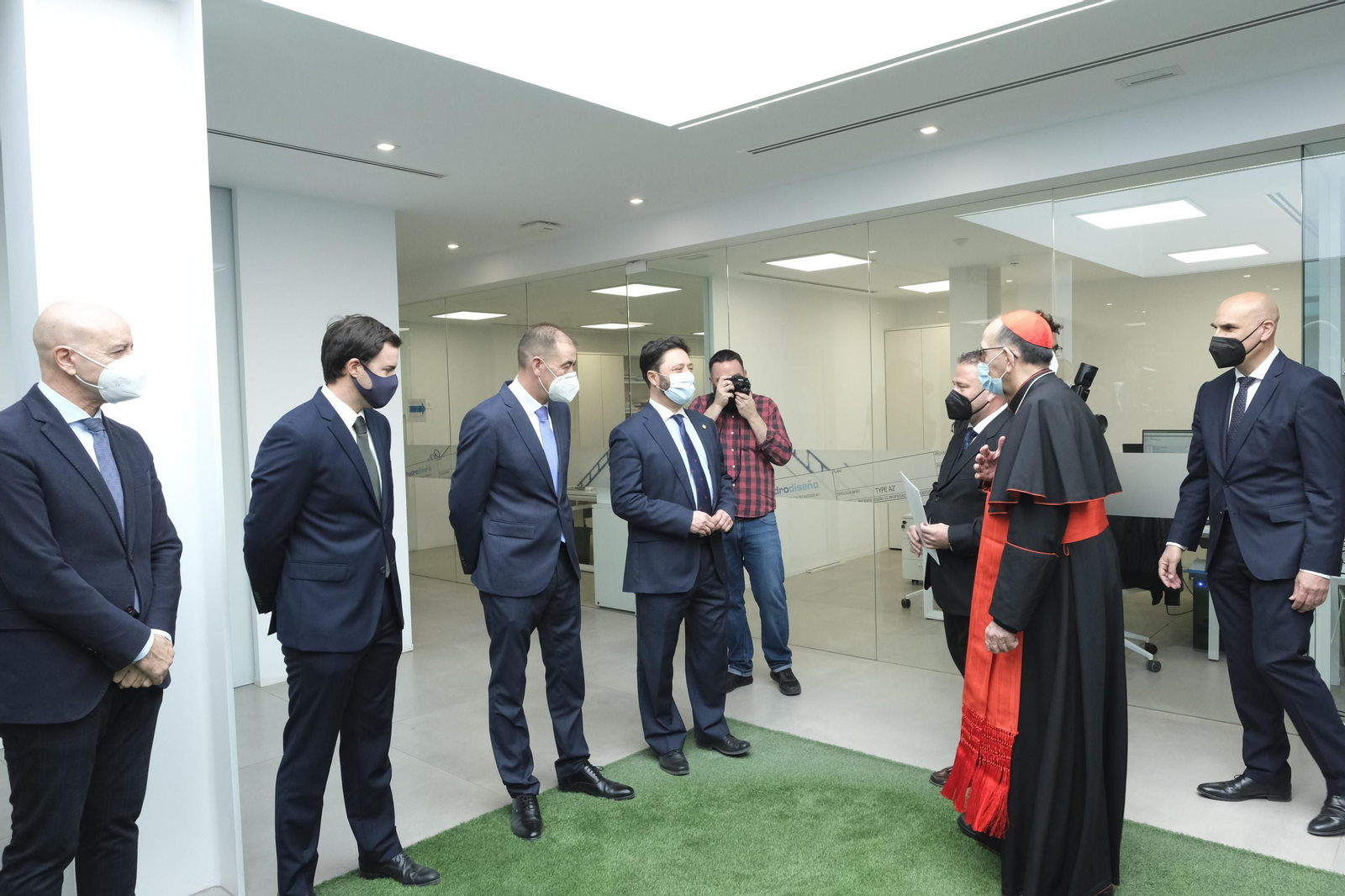 Bendición de las instalaciones de Hydrodiseño, en Huércal Overa (Almería)