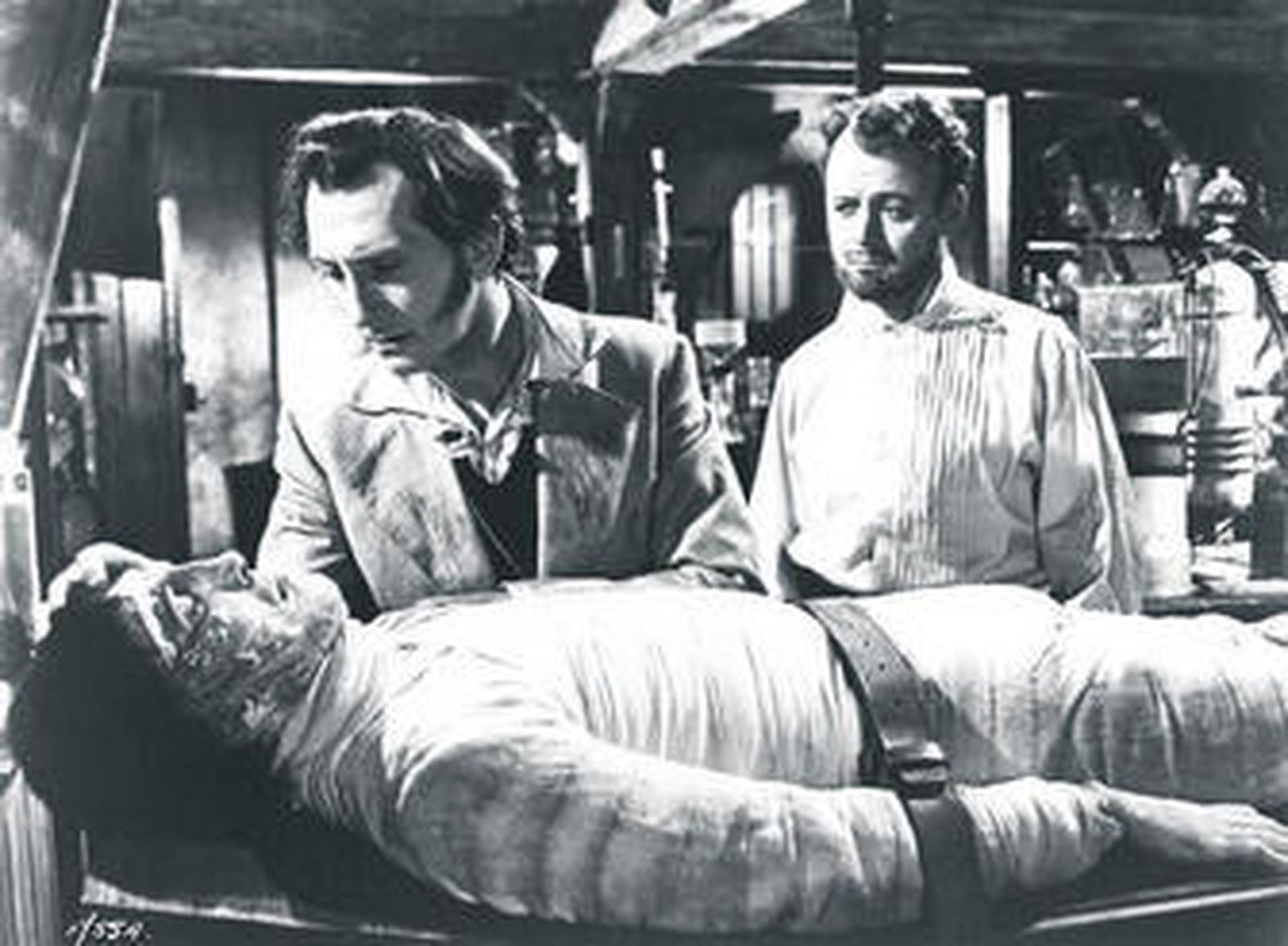 Una escena de 'La maldición de Frankestein'.