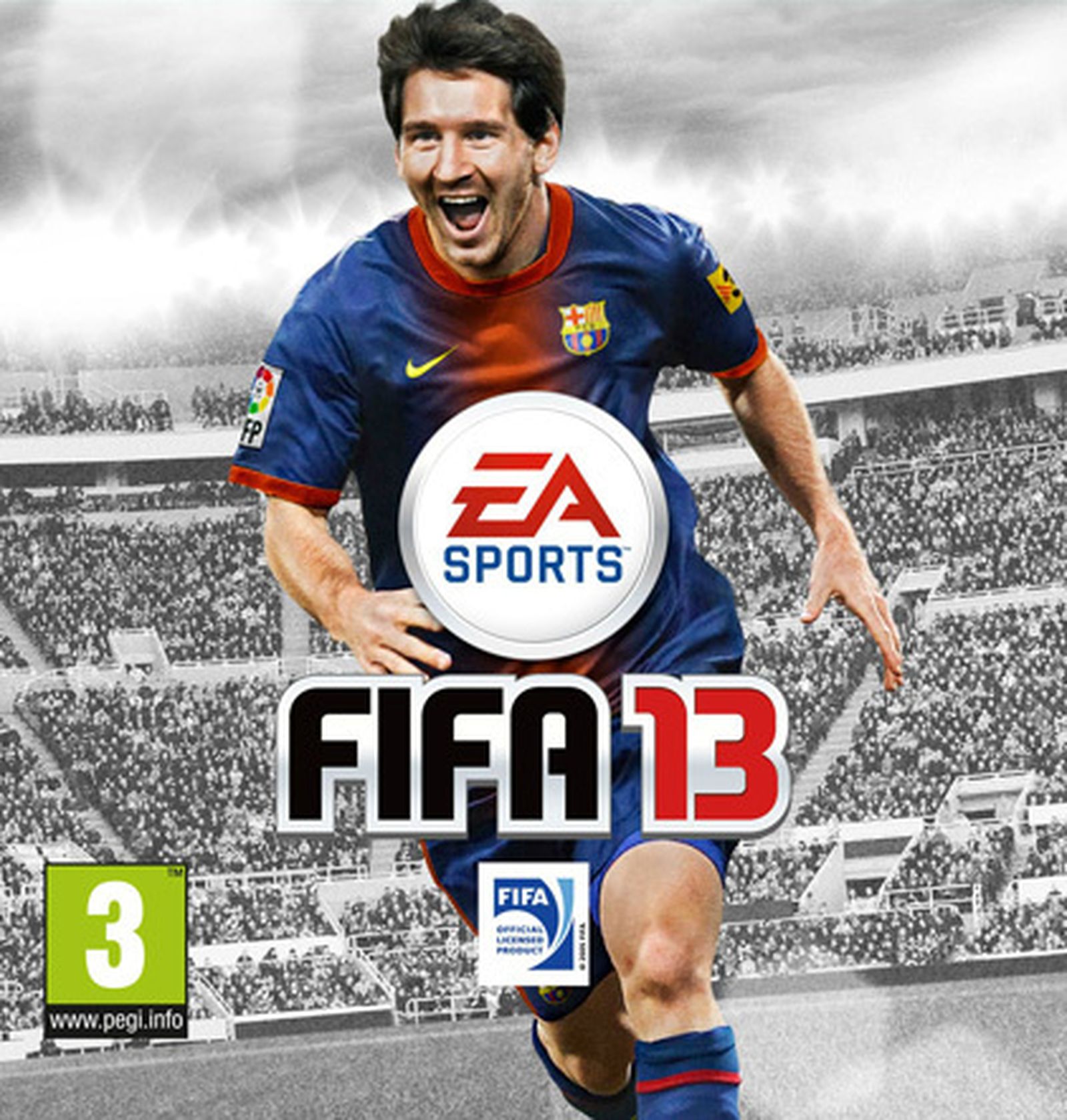 Messi, en la portada de 'FIFA 13'