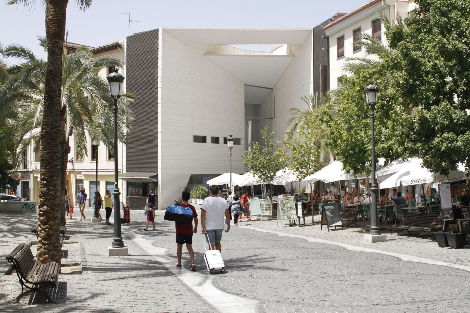 Imagen de archivo del Centro Lorca, ubicado en la plaza de La Romanilla.