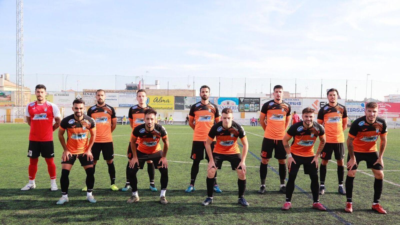 Formación que presentó el XCD en Lebrija en la campaña 20/21.