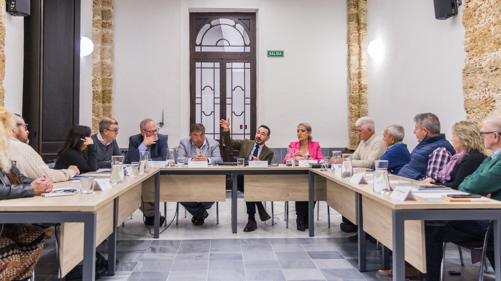 Reunión del Consejo de Participación Ciudadana de San Fernando en la que se presentó la propuesta del Ayunto a la convocatoria de fondos europeos Edil
