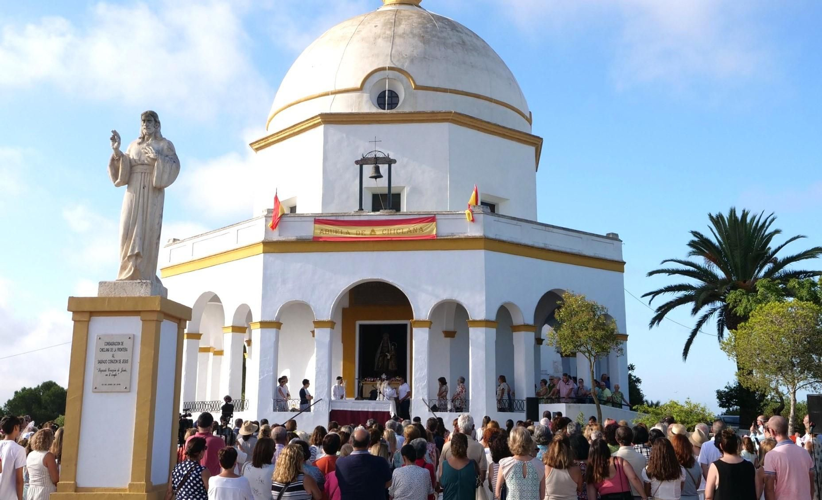 Imagen de archivo del 250 aniversario de la construcción de la actual Ermita de Santa Ana y de su Sagrada Imagen.