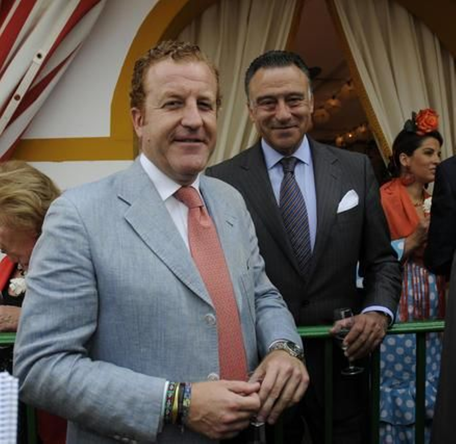El presidente de los hoteleros sevillanos, Manuel Otero, y el director gerente de Fibes, Felipe Luis Maestro. 

Foto: Juan Carlos Vázquez