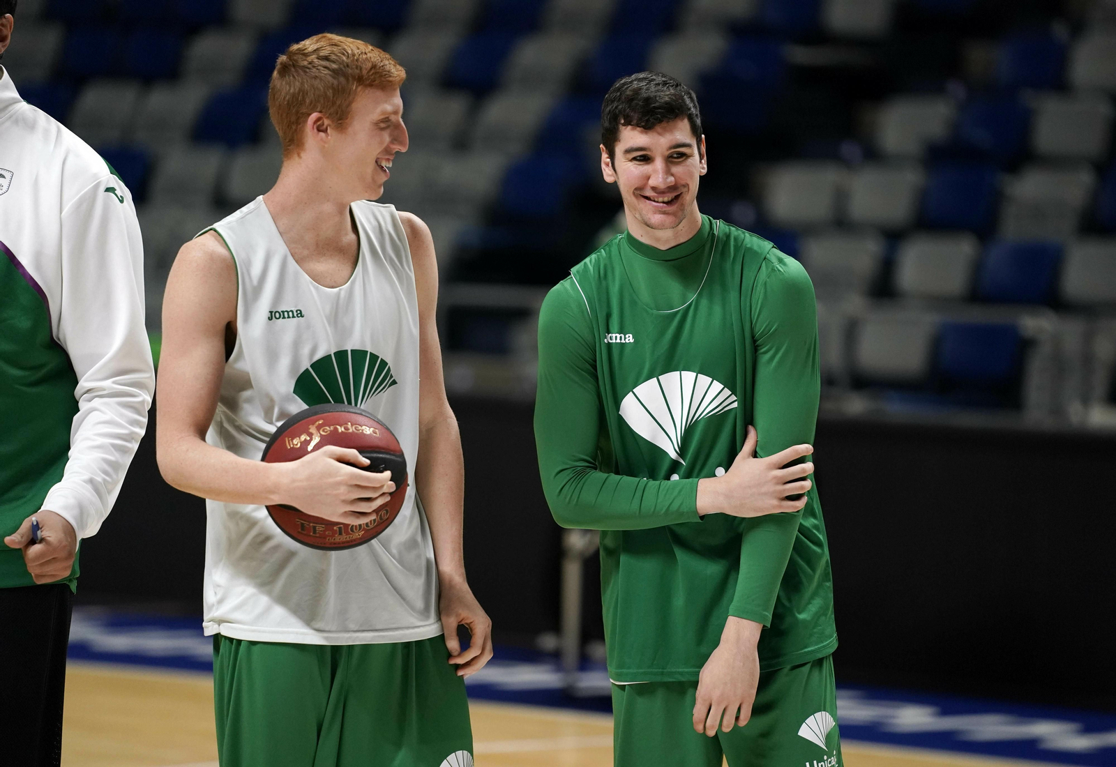 El primer día de Darío Brizuela en el Unicaja, en fotos