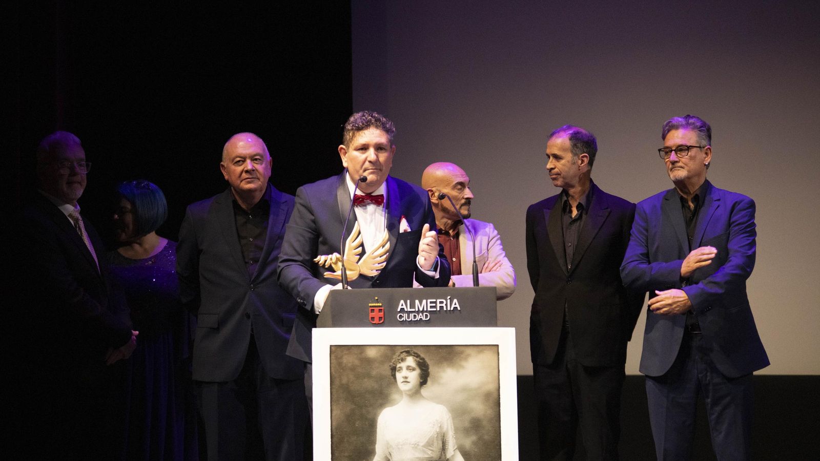 David Miralles; Antonio Casado, Ignacio Mañas, Manuel Artero y Leonardo Giménez.