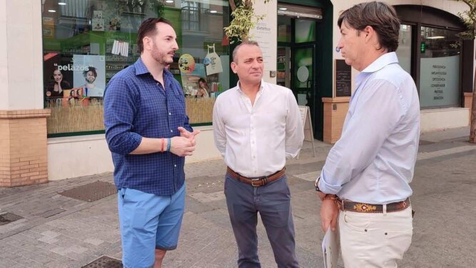 Tomás Fernández durante la campaña electoral.