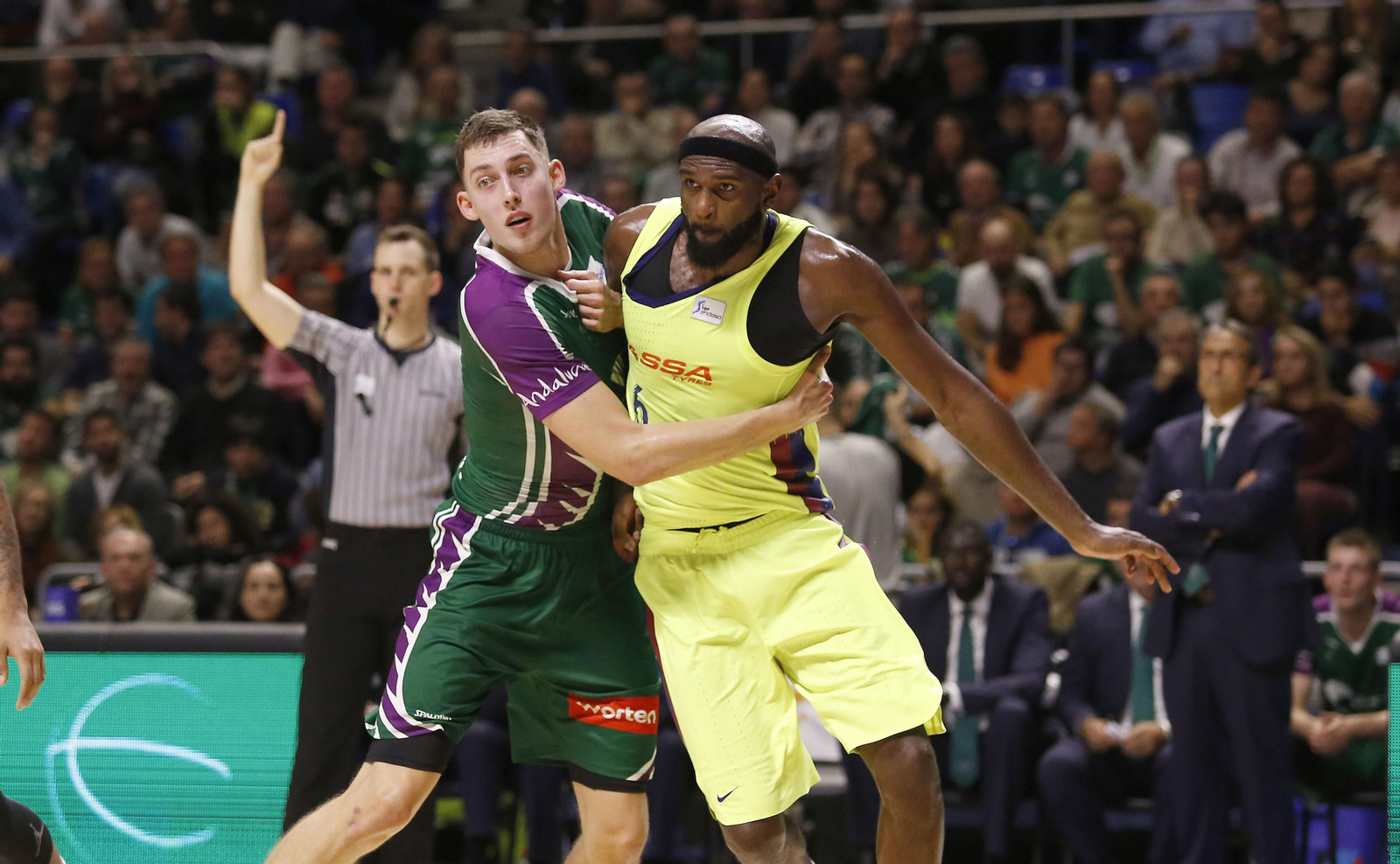 Las imágenes del triunfo del Unicaja ante el Barcelona