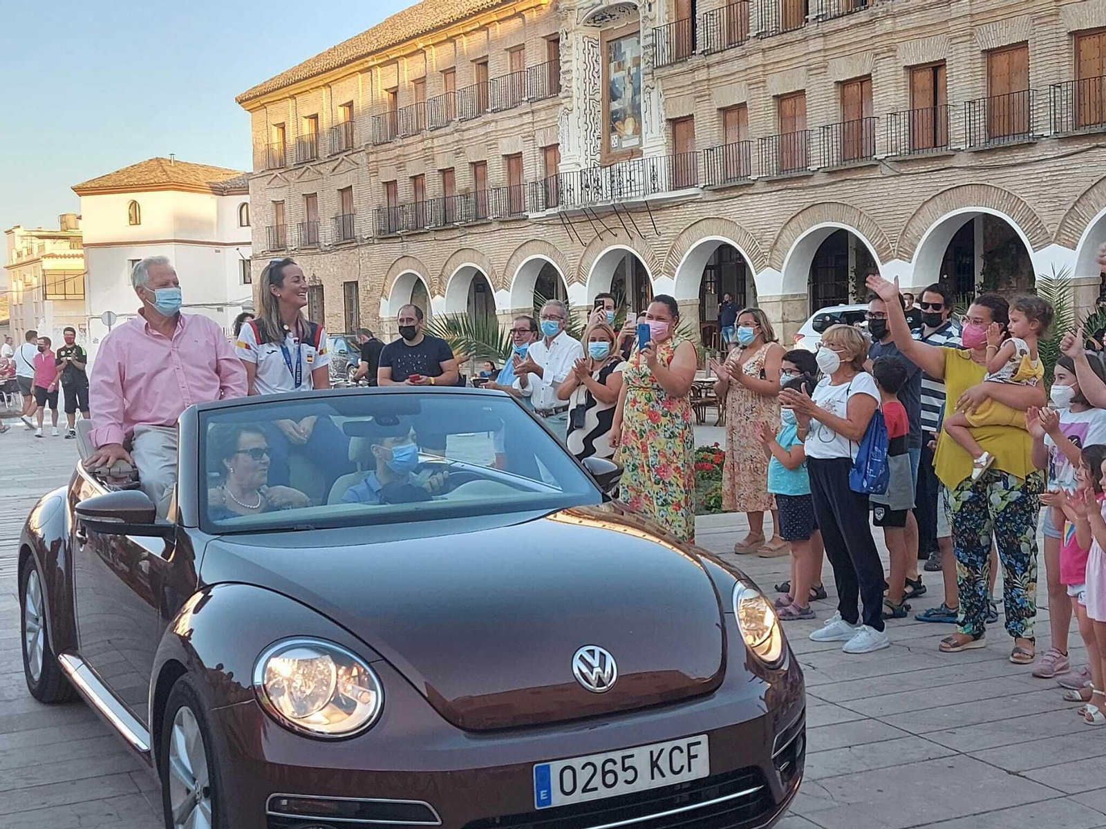 Las imágenes del homenaje a Fátima Gálvez en Baena tras su oro olímpico en Tokio