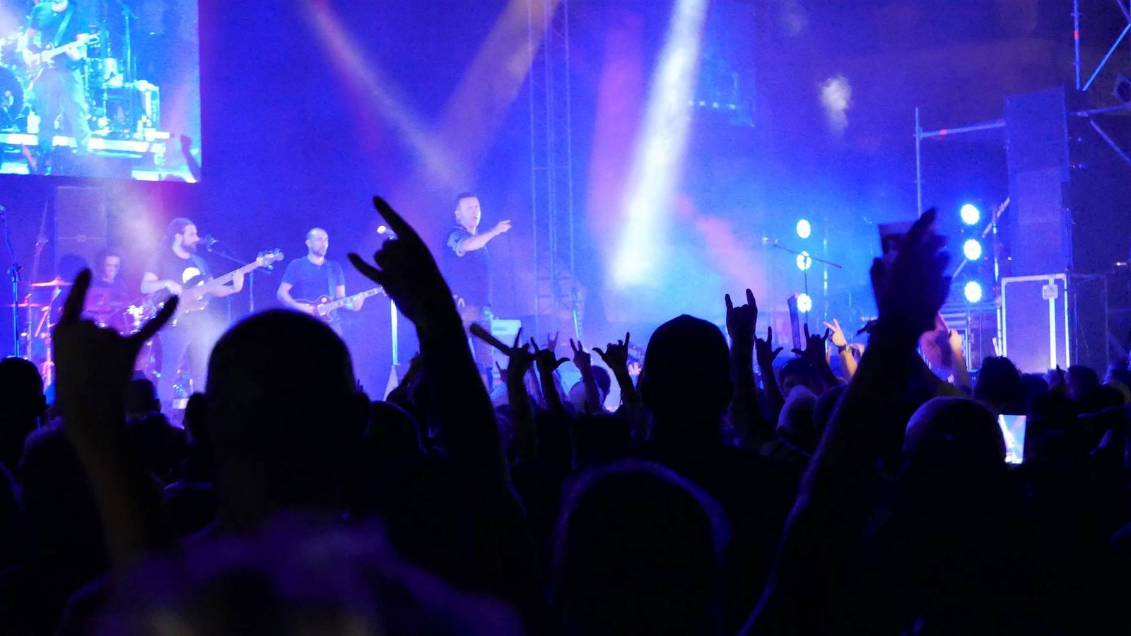 Un concierto del grupo "Seguridad Social"