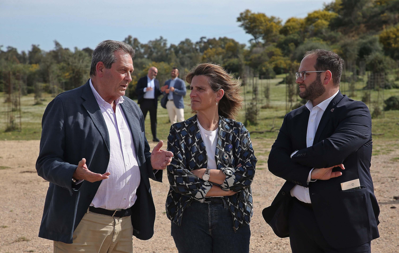Visita de Teresa Ribera a la finca La Almoraima