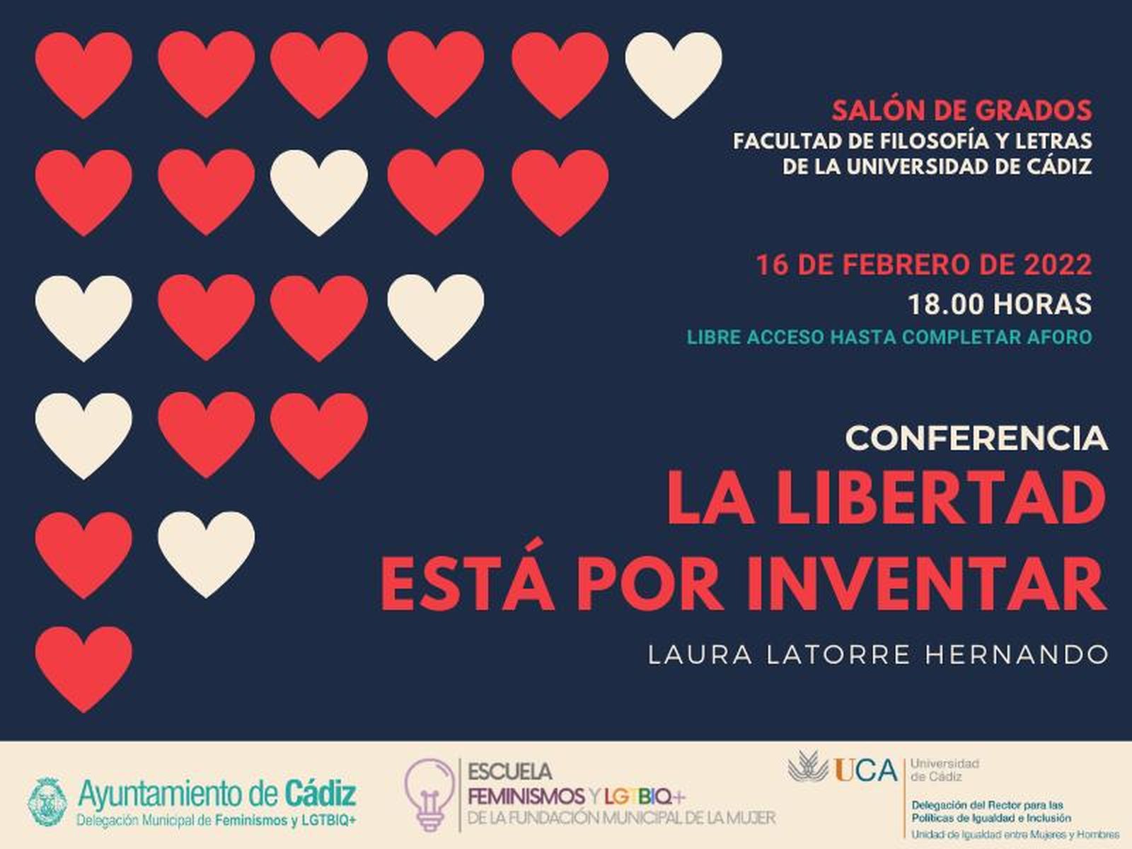 Cartel anunciador de la conferencia