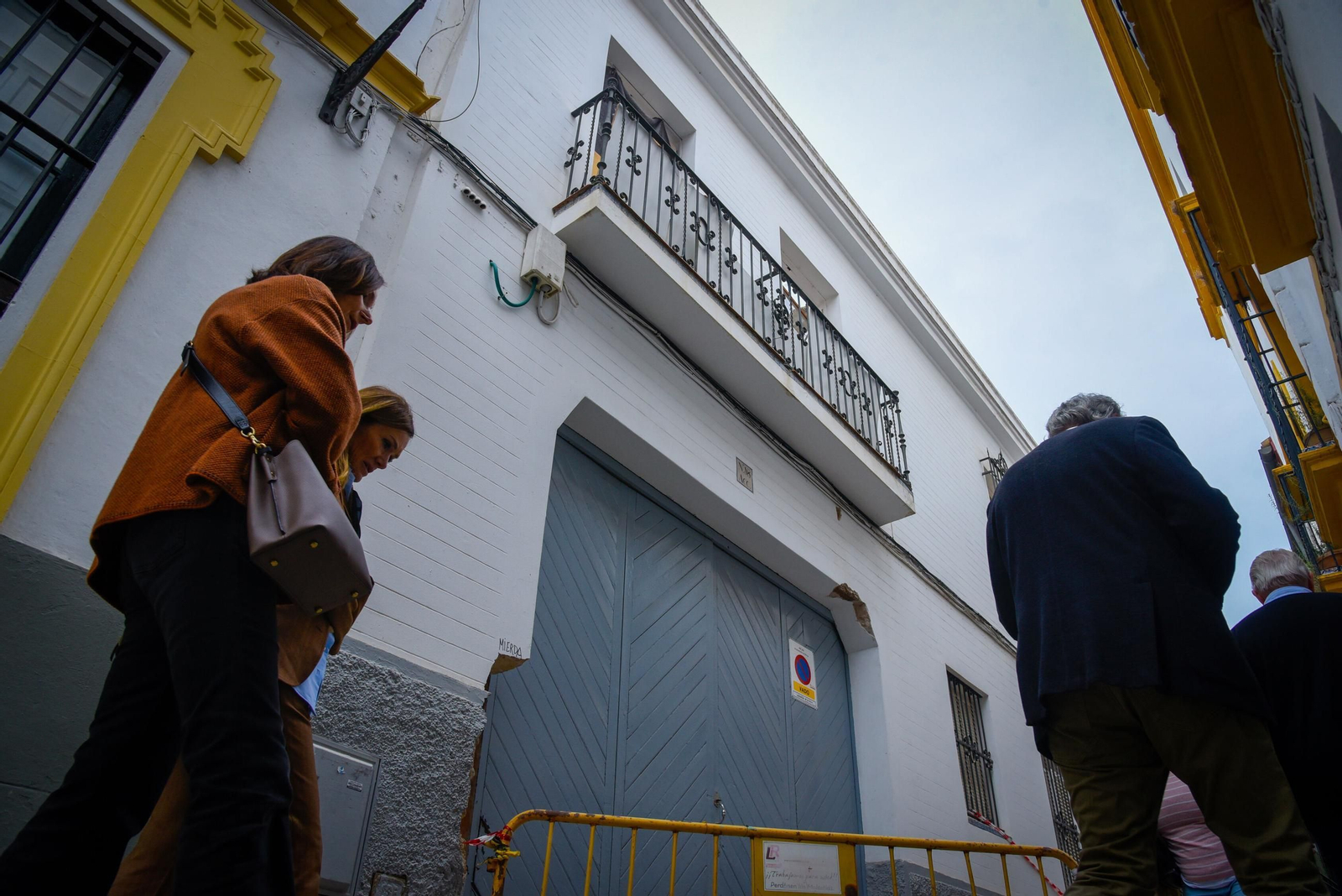 La fachada del inmueble en el que se va a realizar el proyecto inmobiliario.