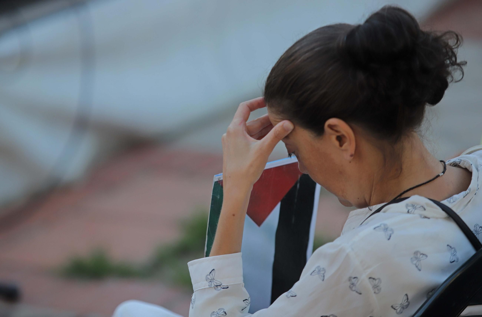 Fotos del acto en solidaridad con Gaza organizado por Amnistia Internacional en Algeciras