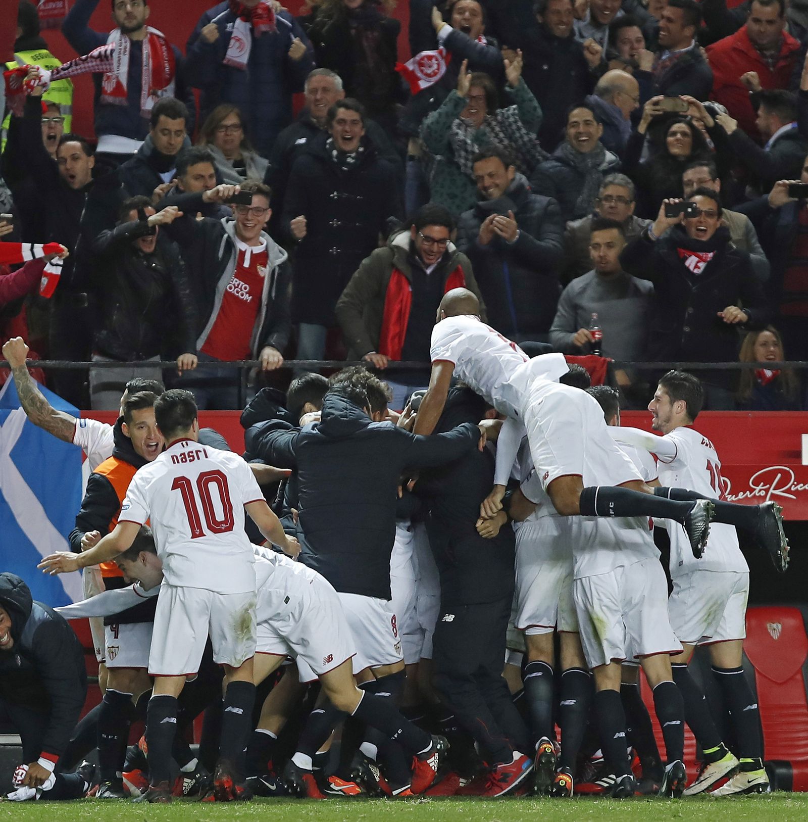 Uno de los finales más épicos, la victoria sobre el Real Madrid en la Liga 16-17.