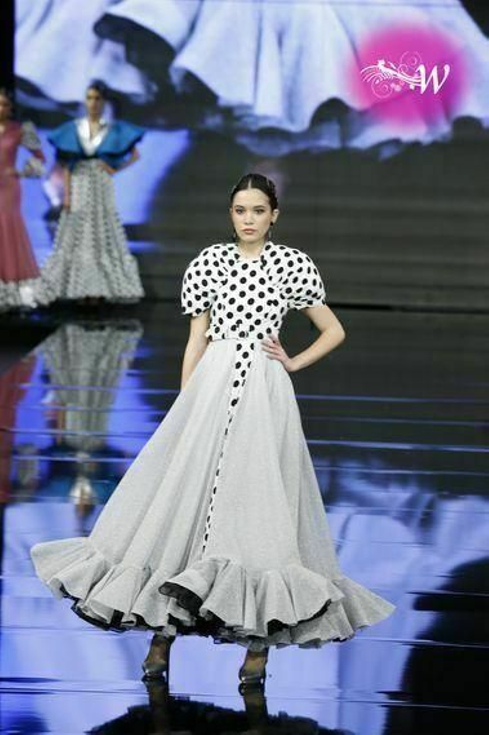 Desfile de Ángela Trigo en el Certamen de Diseñadores Noveles en Simof 2020