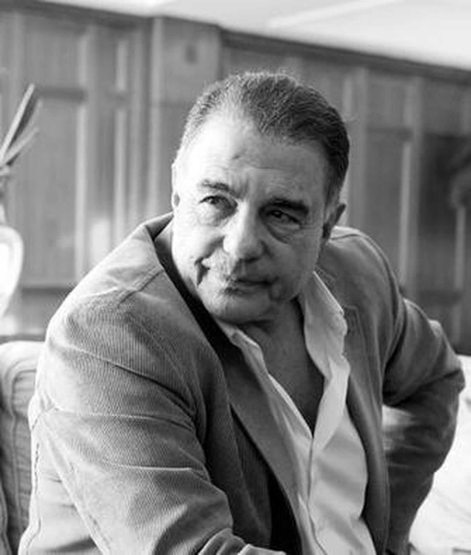 Juan Luis Galiardo, durante la entrevista en un hotel de Sevilla.