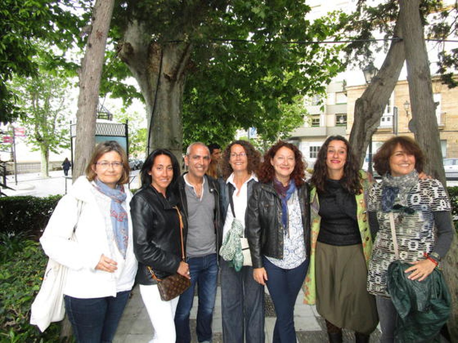 Ana Sofía Pérez-Bustamante, Helena Sacristán, Juan, María Auxi y María José Raposo, Mercedes Erice y Pilar Millán.

Foto: Ignacio Casas de Ciria