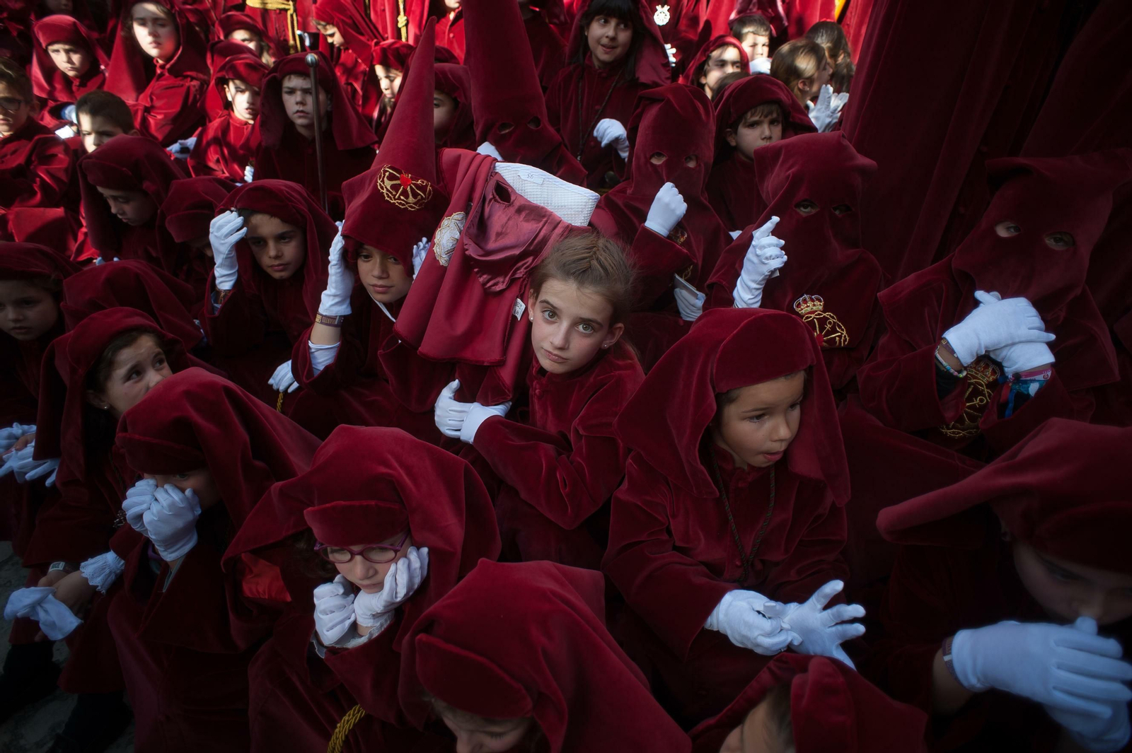 Las fotos de Estudiantes en el Lunes Santo en Málaga