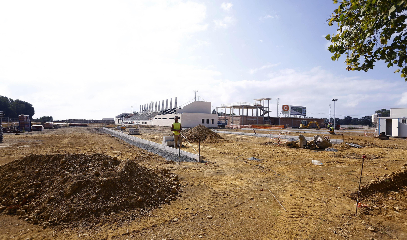 Las obras de La Academia del Málaga CF en Arraijanal