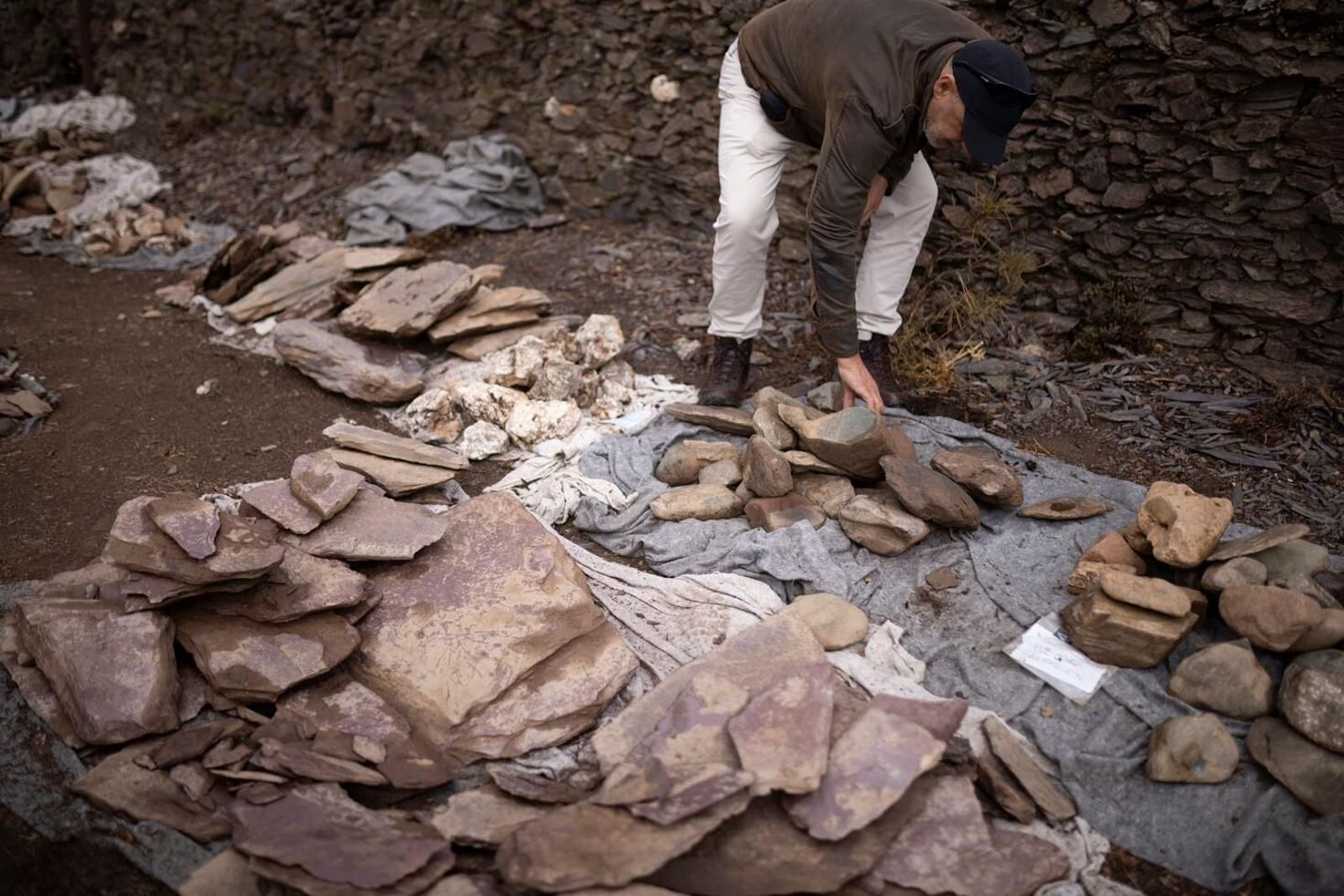Imágenes del yacimiento del yacimiento de las Capellanías en Cañaveral de León