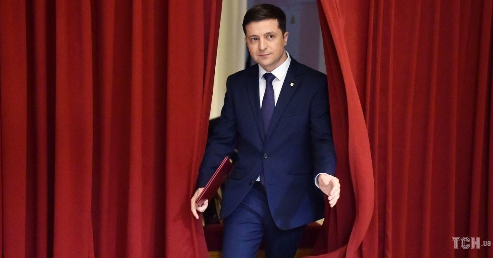 Zelenski como presidente ficticio antes de ser elegido en las urnas