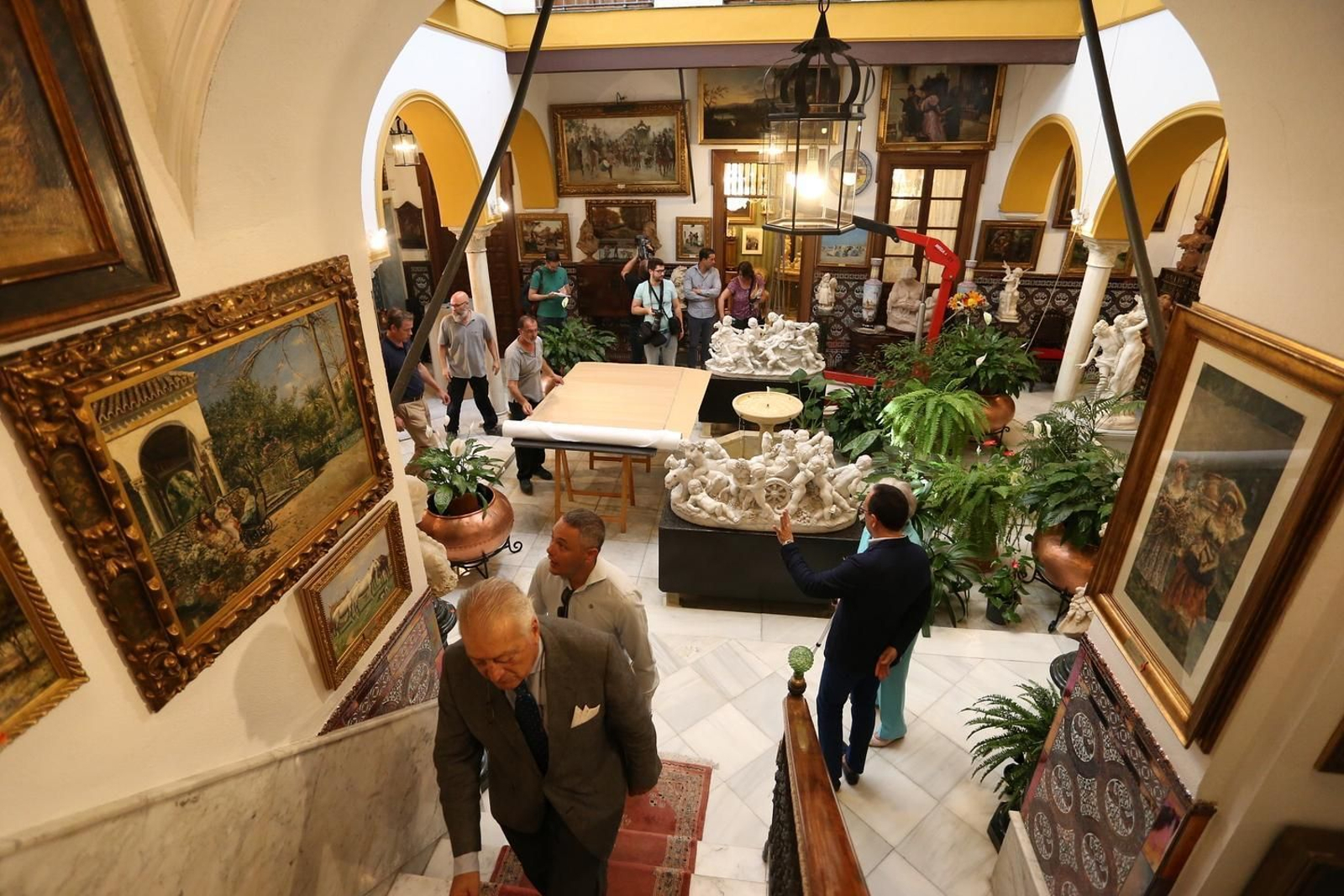 Traslado de la colección Bellver a la Casa Fabiola