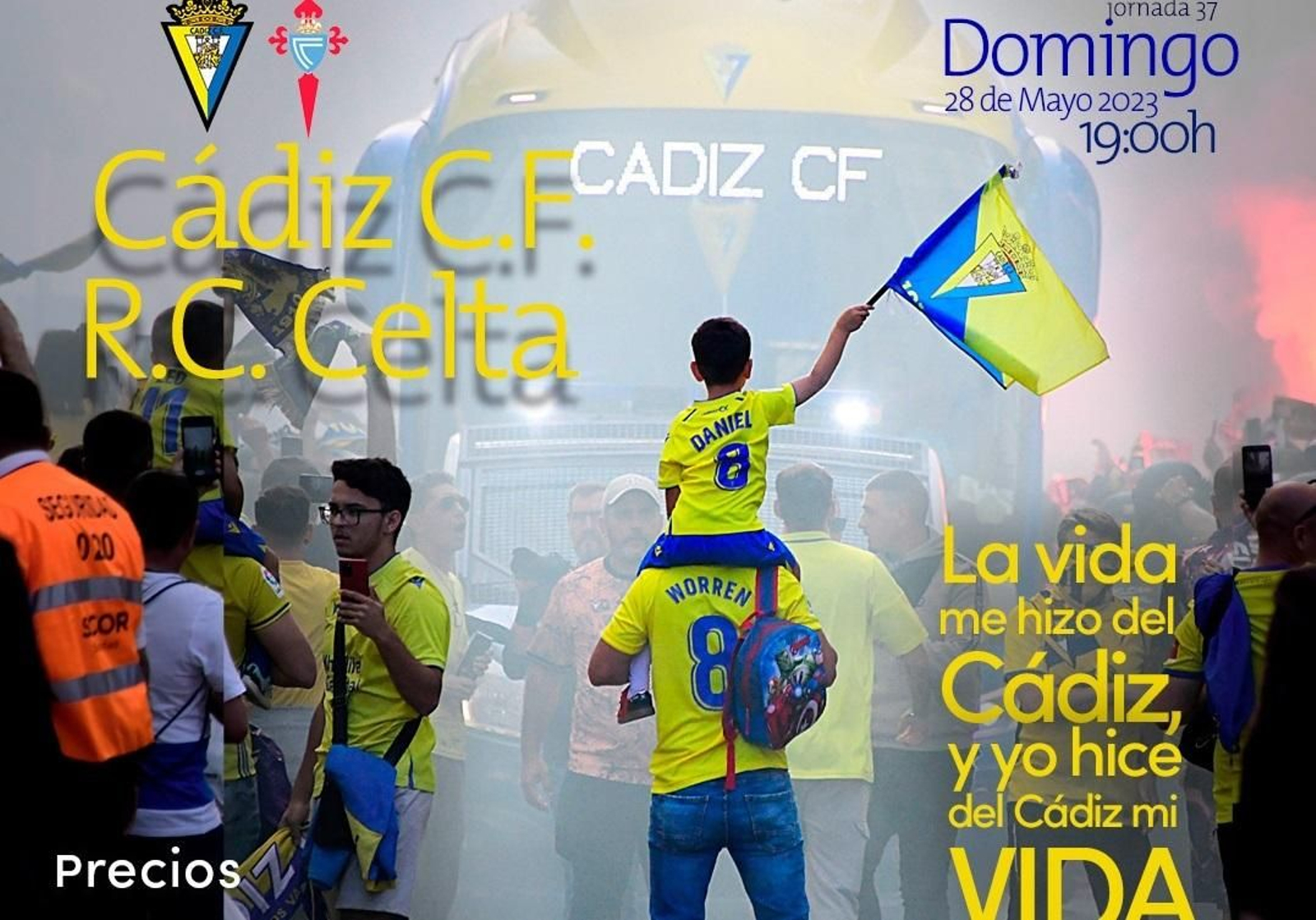 Cartel del Cádiz-Celta.