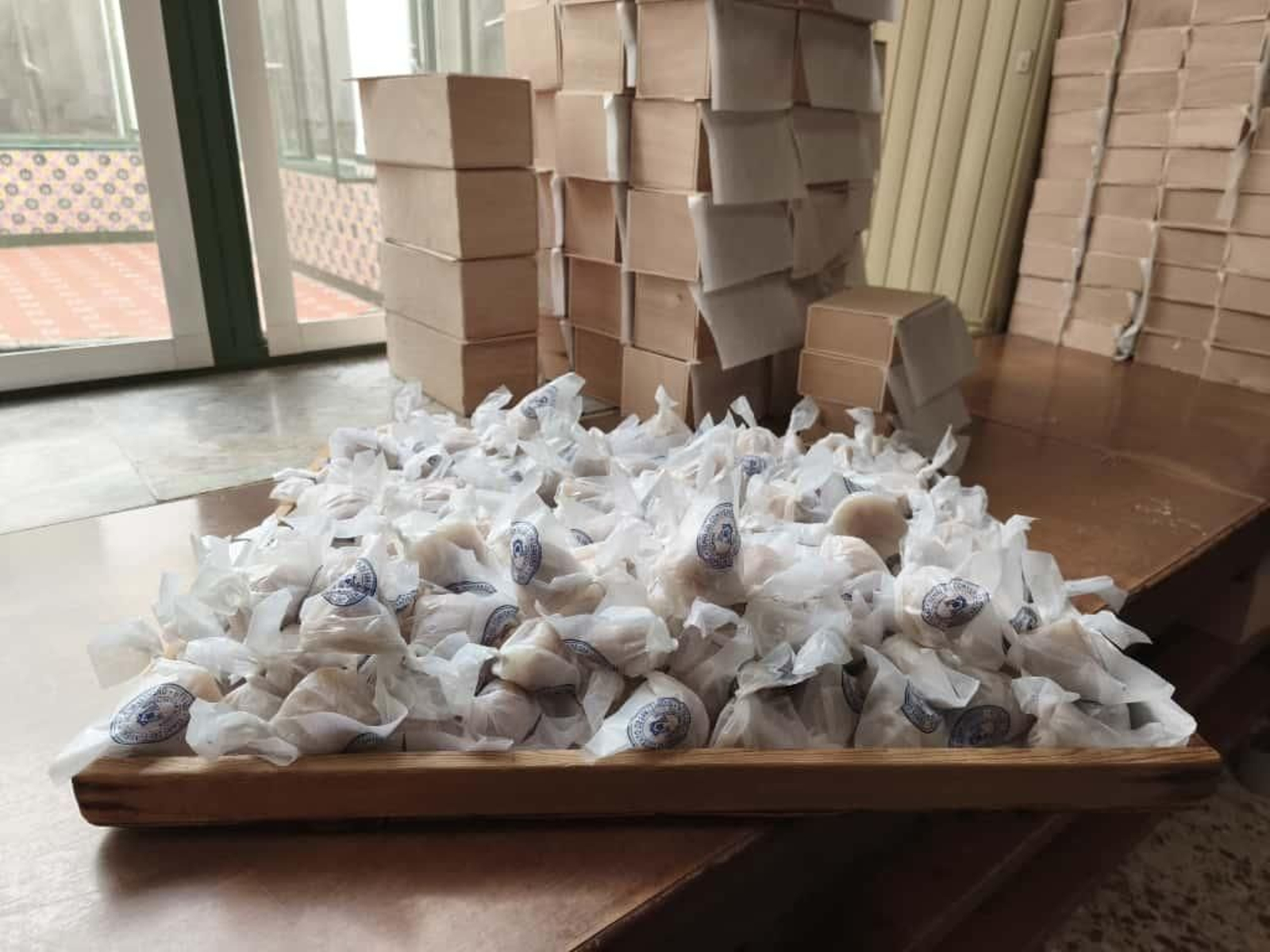 Las yemas de San Leandro.