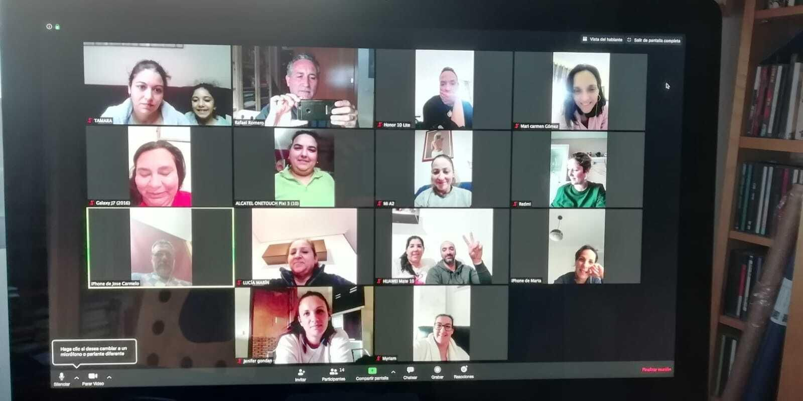Videconferencia en el CEIP Valeriano Bécquer con las madres delegadas de clase.